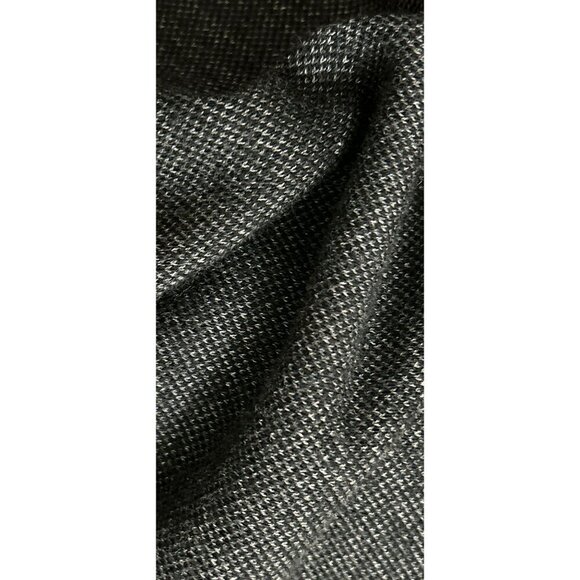 Bloomingdales Size Large Heather Gray Crewneck Sweater 100% Knit Cotton - Picture 8 of 8